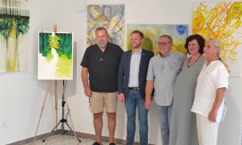 Razstava umetnin kočevske likovne kolonije v galeriji JSKD